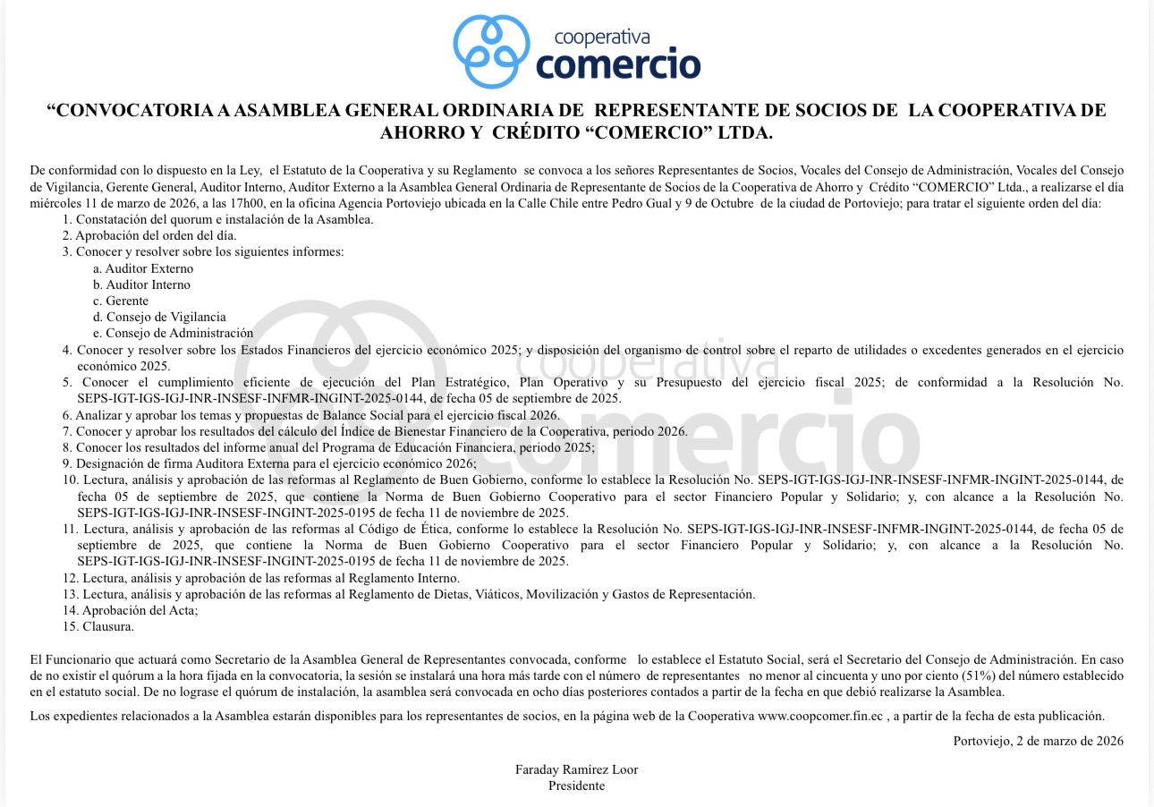 Convocatoria Asamblea